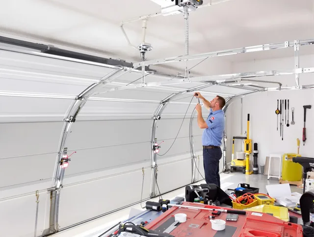 Garage door cable repair service by Pickerington Garage Door Repair in Pickerington