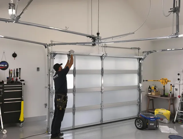 Pickerington Garage Door Repair certified team performing precision garage door installation in Pickerington