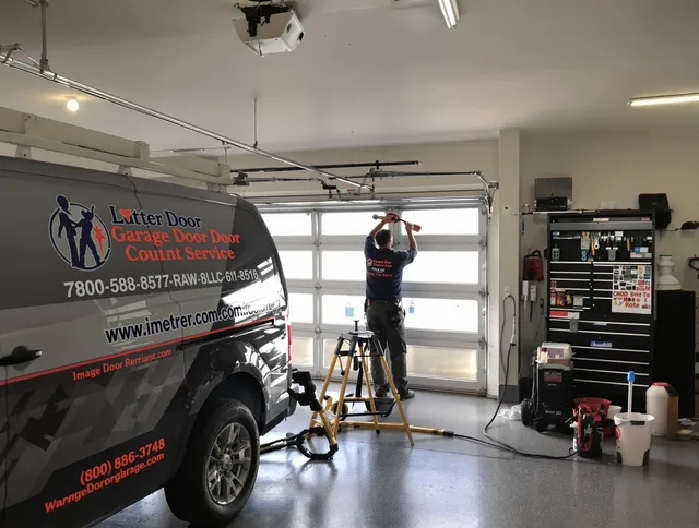 Pickerington Garage Door Repair team performing same-day garage door repair in Pickerington